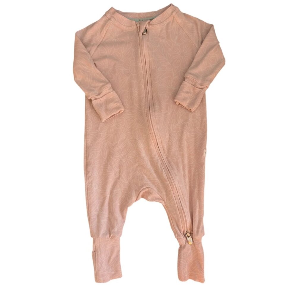 Lou Lou Lollipop Pale Pink Romper Sleeper |‎ 0-3m